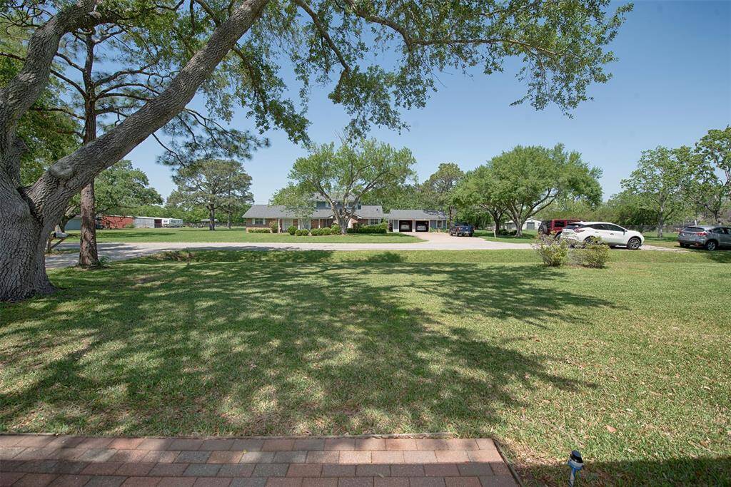 As you approach the front porch a view of the amazing space in the front yard.
