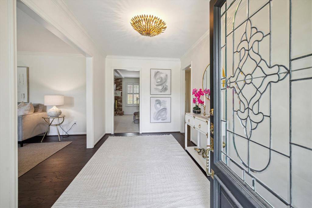 Spacious front entryway welcomes you in