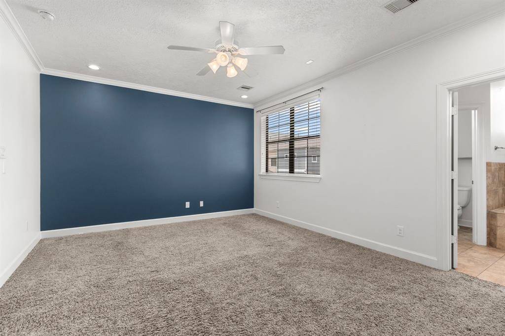 Primary bedroom on 3rd floor.