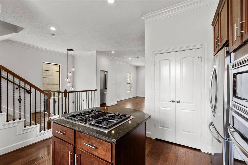 Kitchen on second floor.