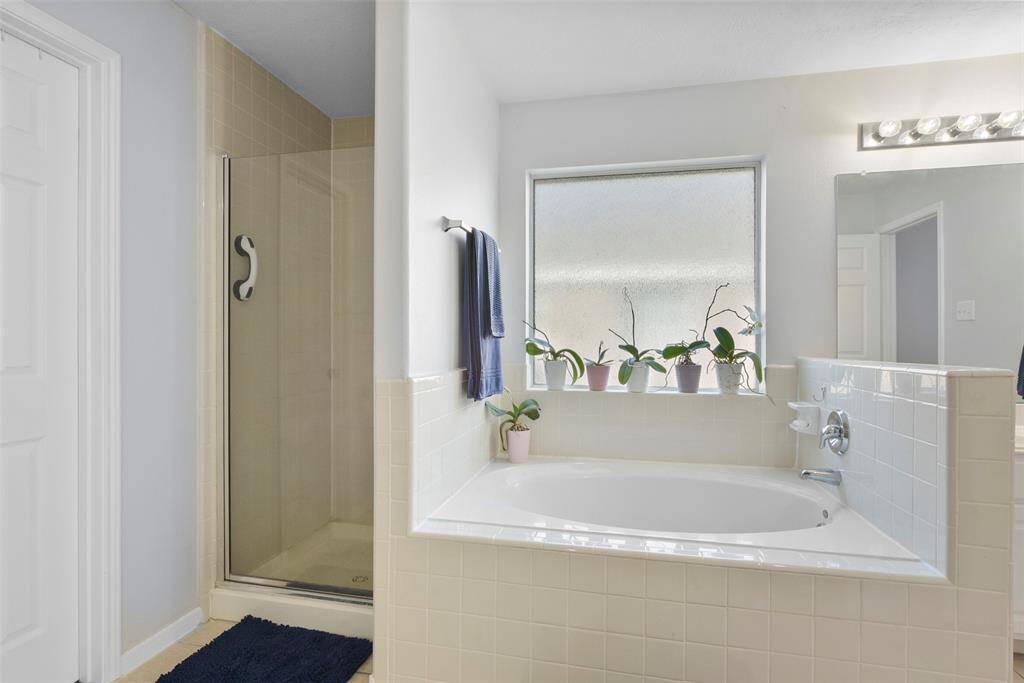 Relax after a long day in this huge soaking tub!