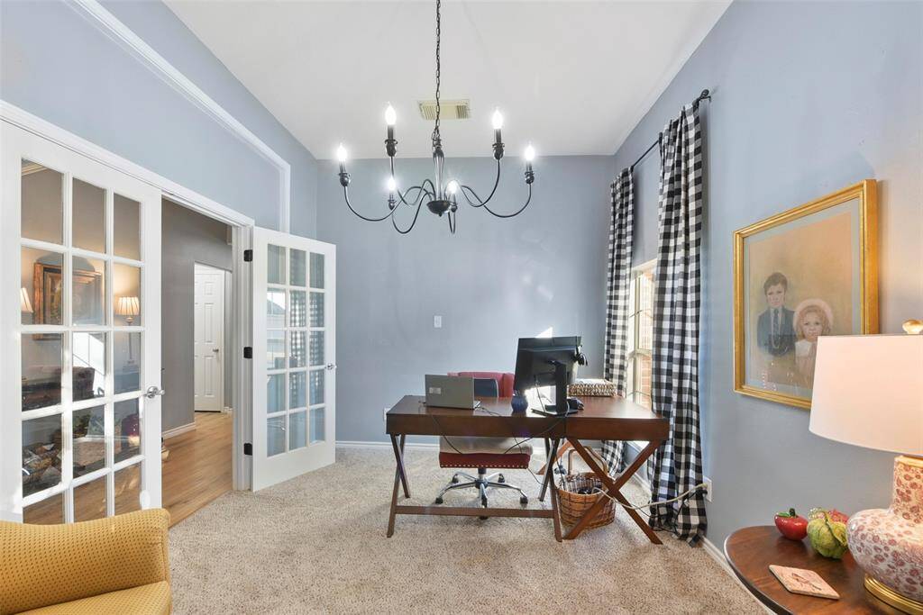 The current office/study would serve well as a formal dining too!