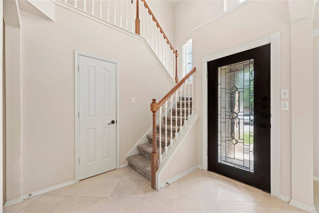 Point of View looking back at your fully beveled front door. **8615 Westcove Circle, Houston, TX 77064**