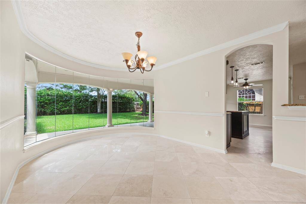 The butted glass in your formal dining room is sure to impress**8615 Westcove Circle, Houston, TX 77064**