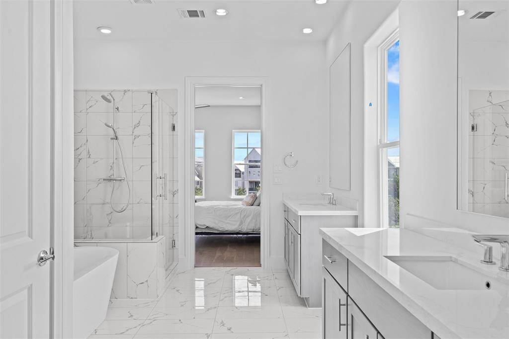 Spa-Like Primary Bathroom - Separate Sinks