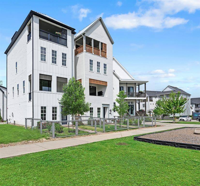 The Fenced-in Front Yard Opens to the Lake Trails and Has Breathaking Views