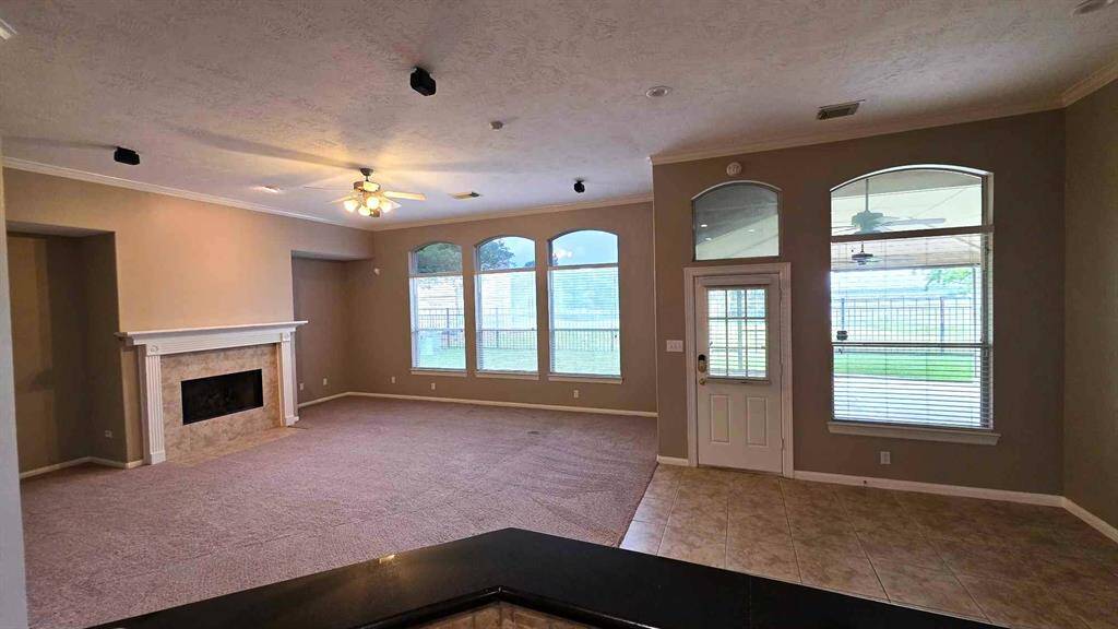 Standing in your kitchen overlooking your breakfast area and family room