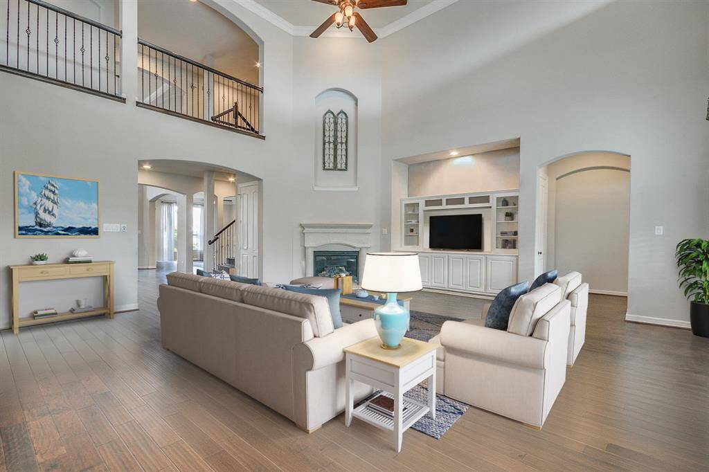 Another view of family room.