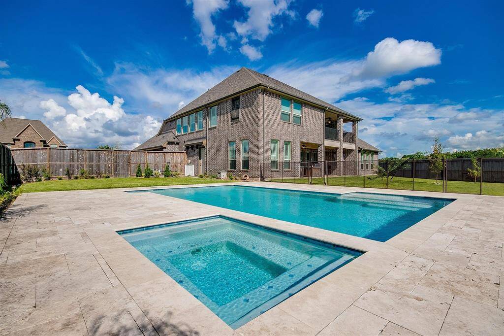 Heated pool and spa