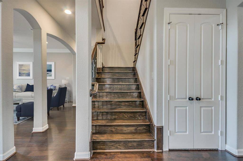 Front stairs.