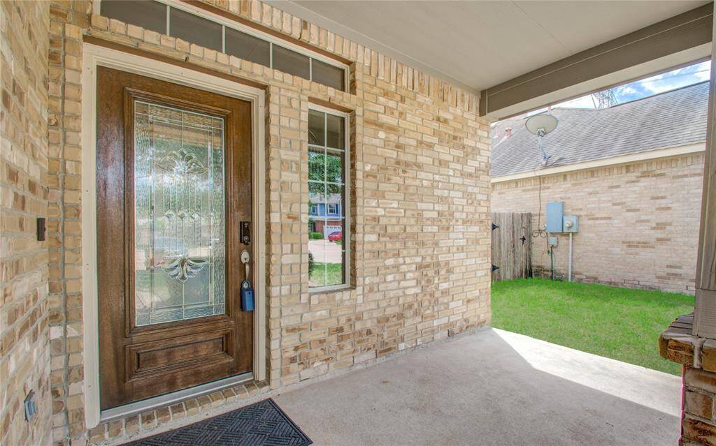 Covered front porch