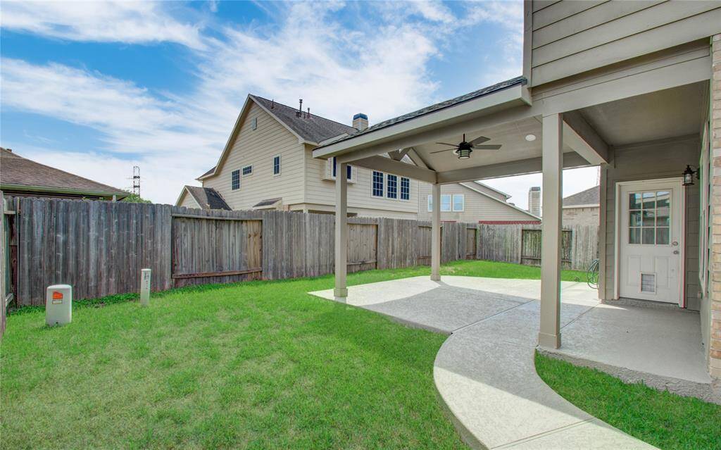 Extended covered patio