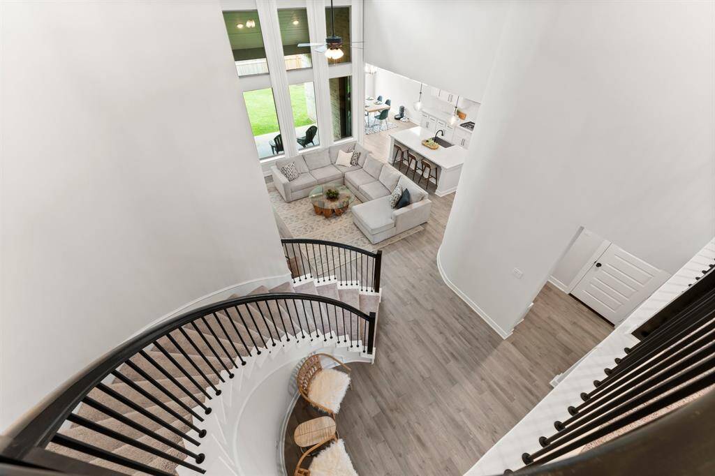 Laundry room is situated off the primary closet for convenience!