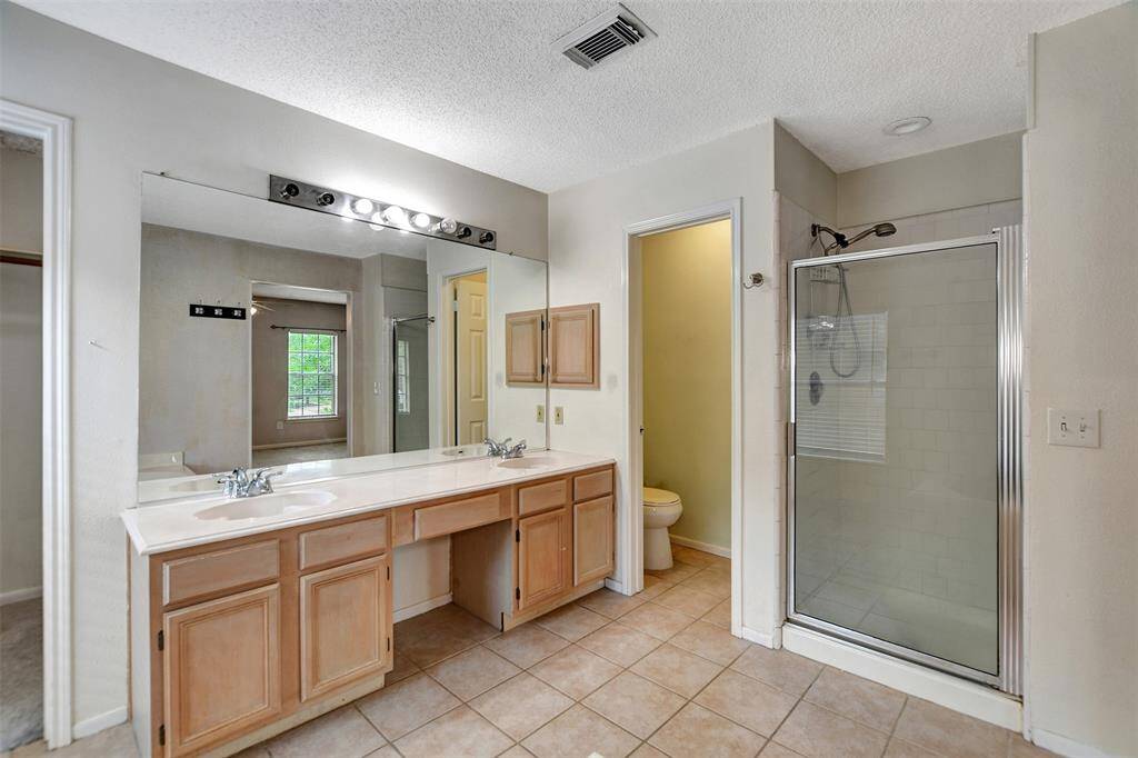 Separate water closet.