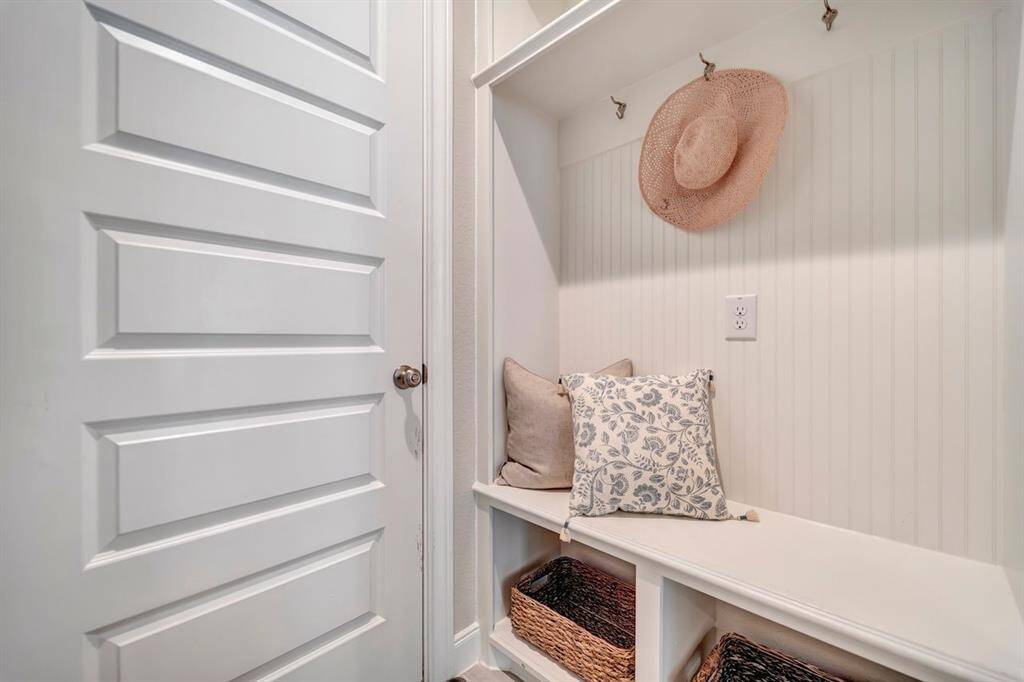 Drop all of your belongings in the mudroom, conveniently located off the garage entry.