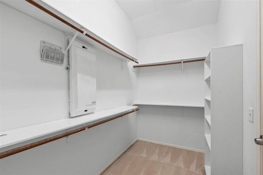 Large walk in closets