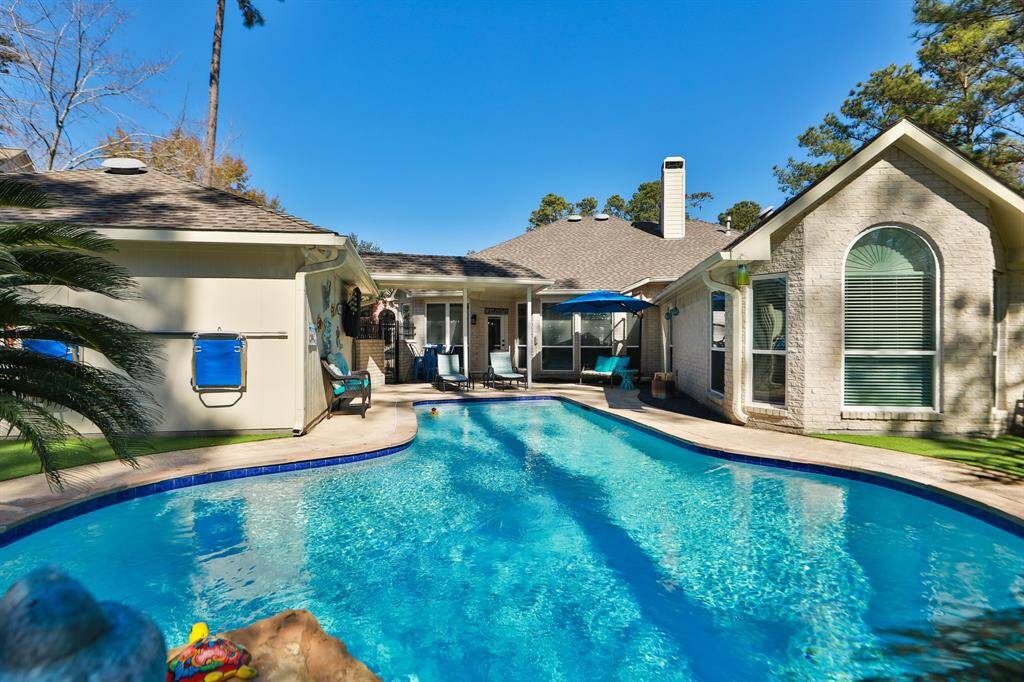 This pool area is sure to provide opportunities for quiet pool side dining or lively days with friends and family.