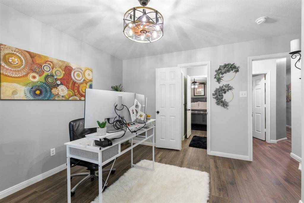 Here's another perspective of this expansive secondary bedroom.