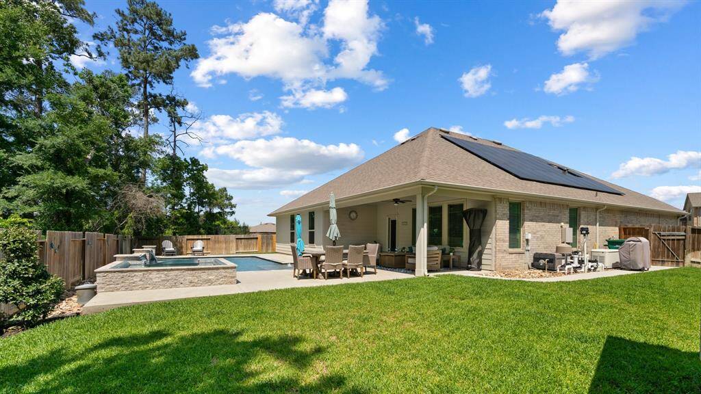 Solar panels for added efficiency and reduced utility bills