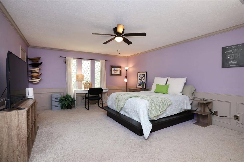 This is the second floor game room with closet