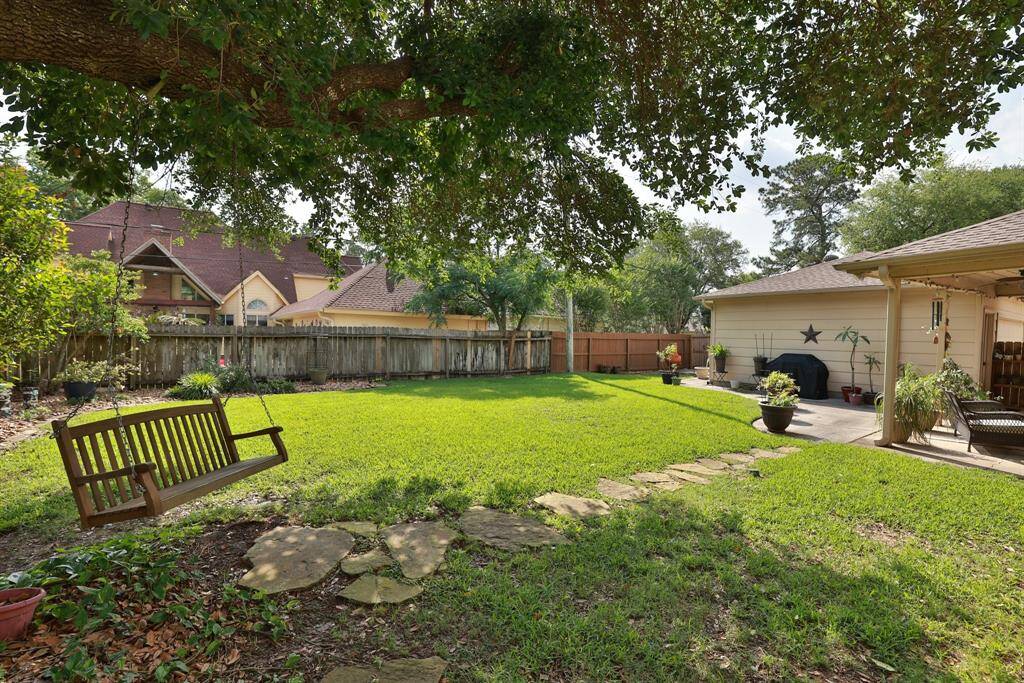 Great back yard for loads of fun