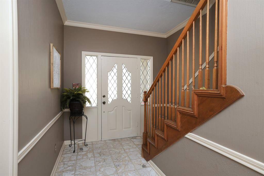 Entry of home with natural light