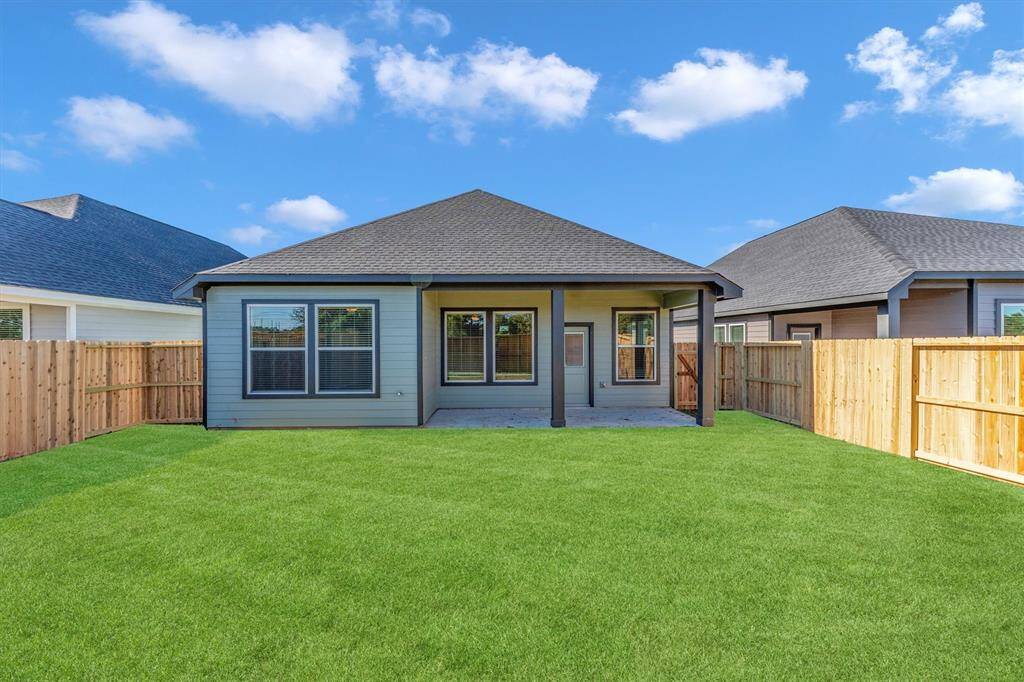 Sizable fenced backyard!