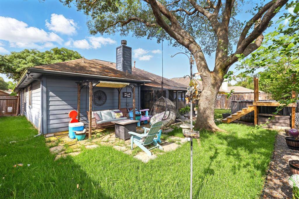Private backyard space ideal for entertaining, gardening, or simply enjoying the outdoors.