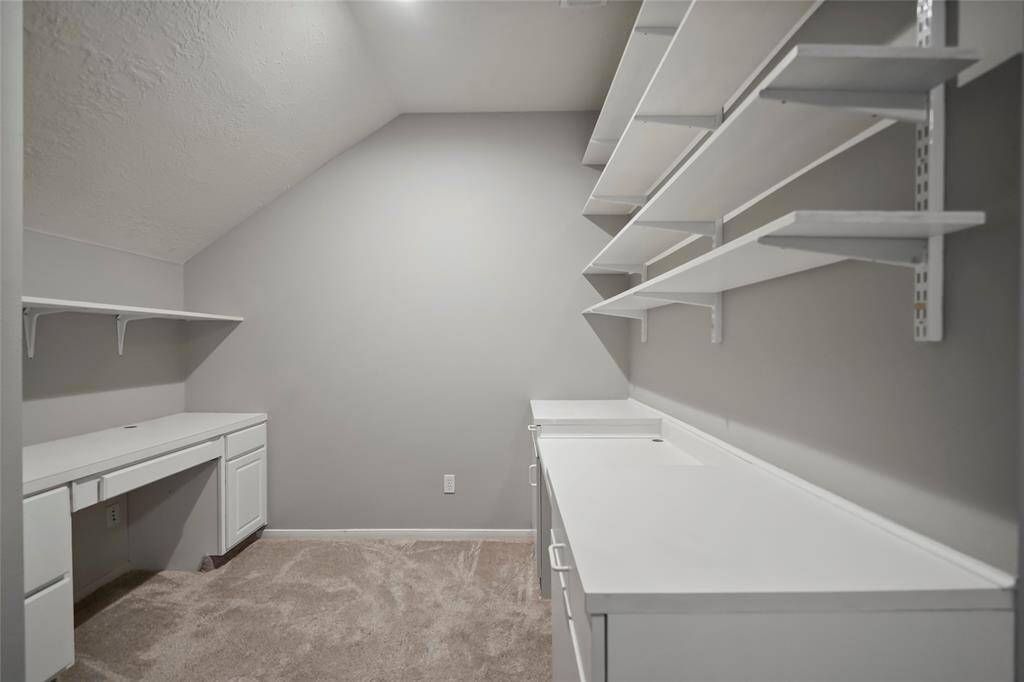 Close up of secondary office or homework area for kids