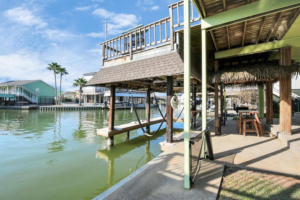 Private boat slip with convenient lift access.