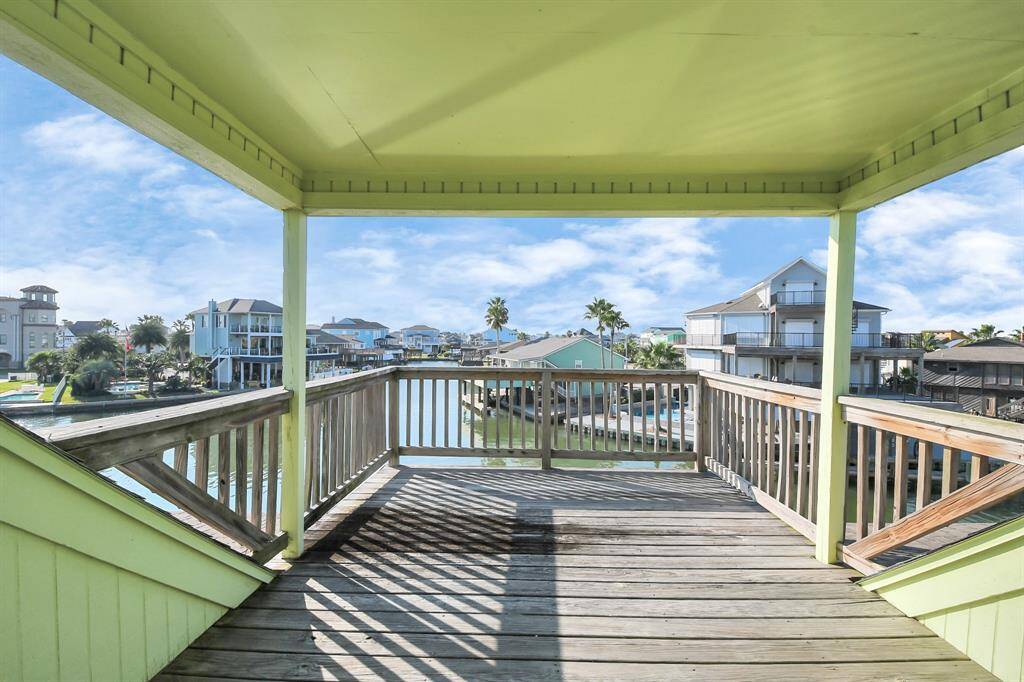 Elevated deck offering stunning waterfront views.