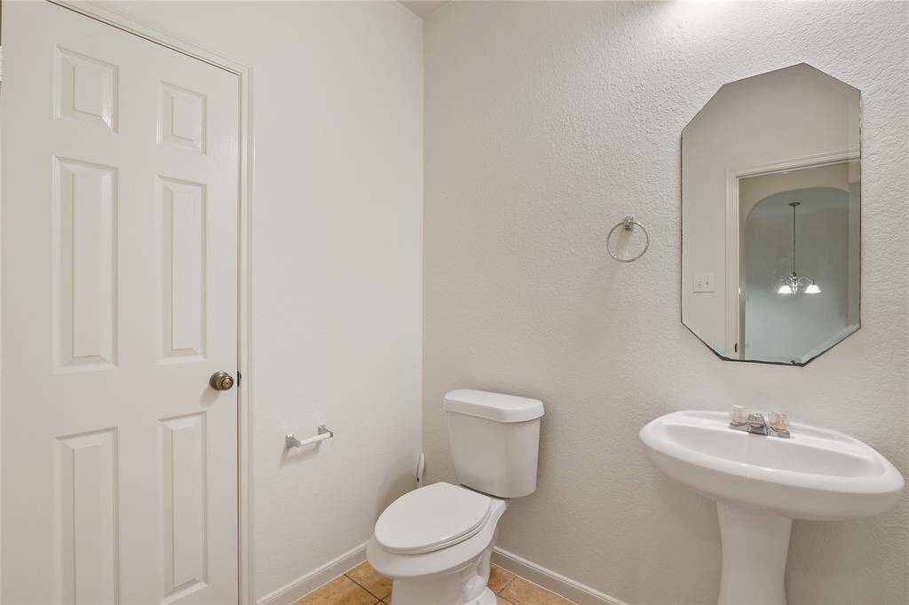 Enjoy the convvenience of a roomy, main-level powder room.
