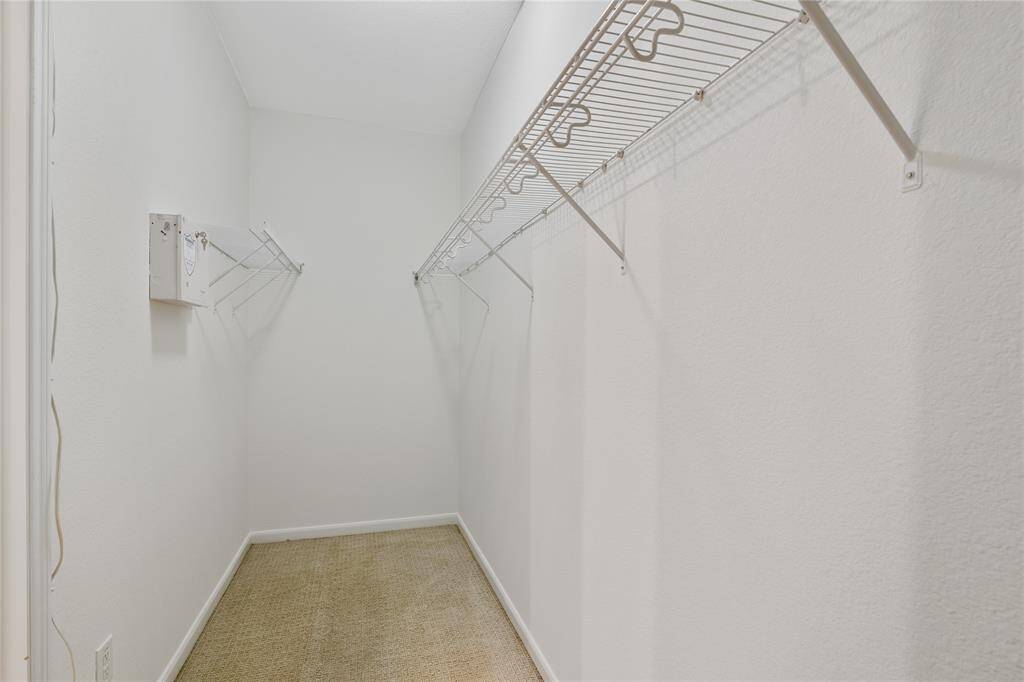 Large walk-in master closet.