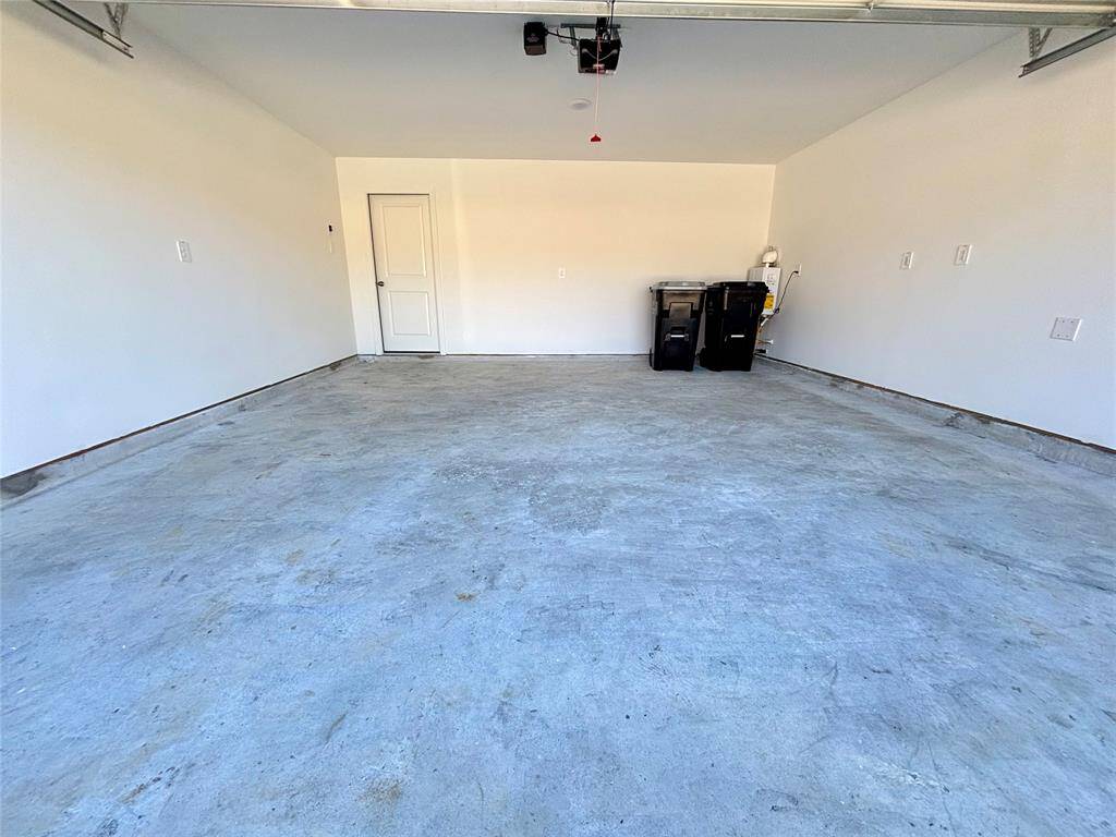 Garage With garage door  opener