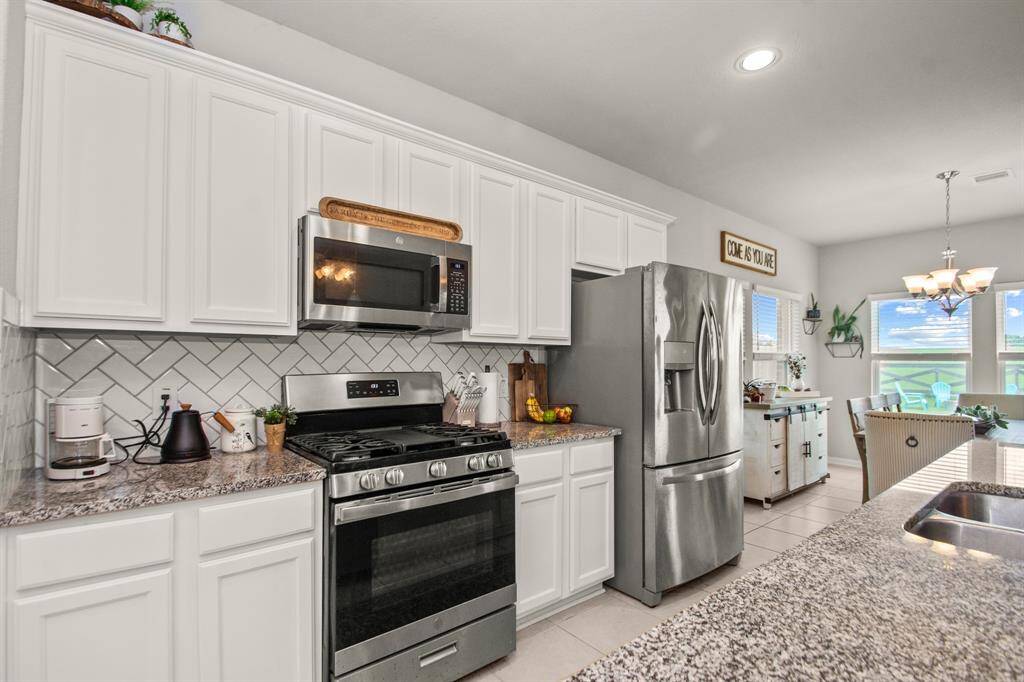 Plenty of cabinet storage and counter space