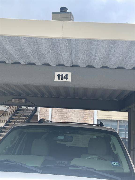 Assigned parking, you can park here for showings, spot #114.