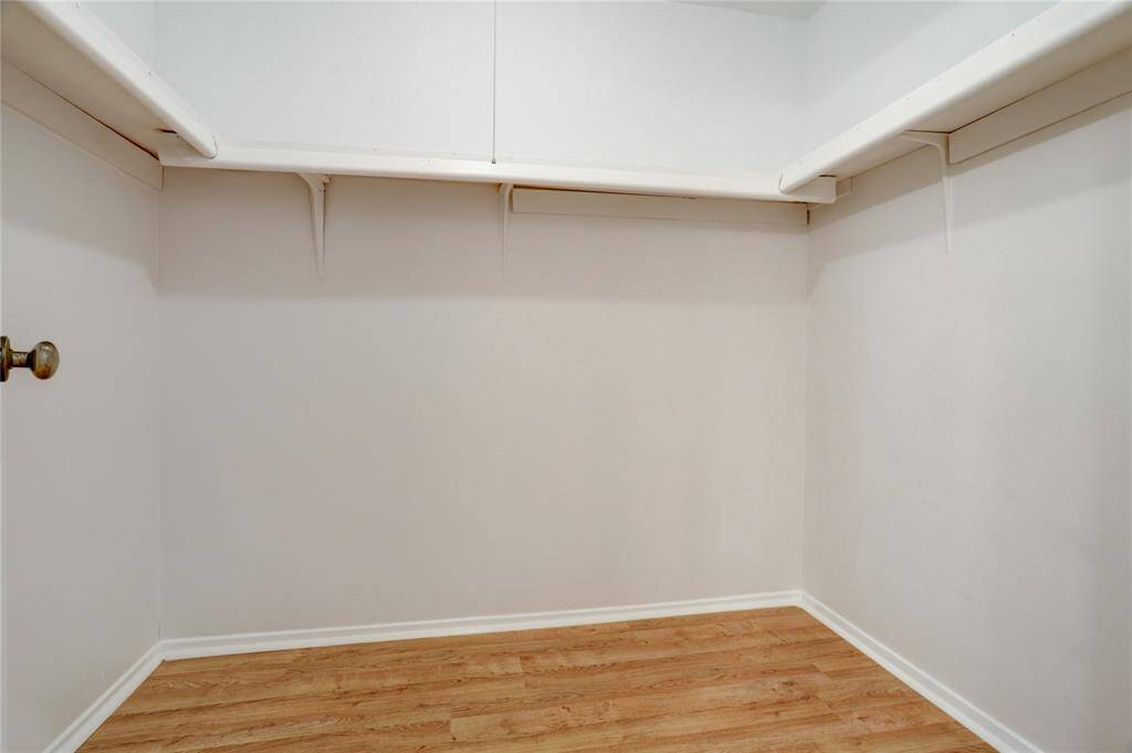 Large walk-in closet in primary and throughout the home.
