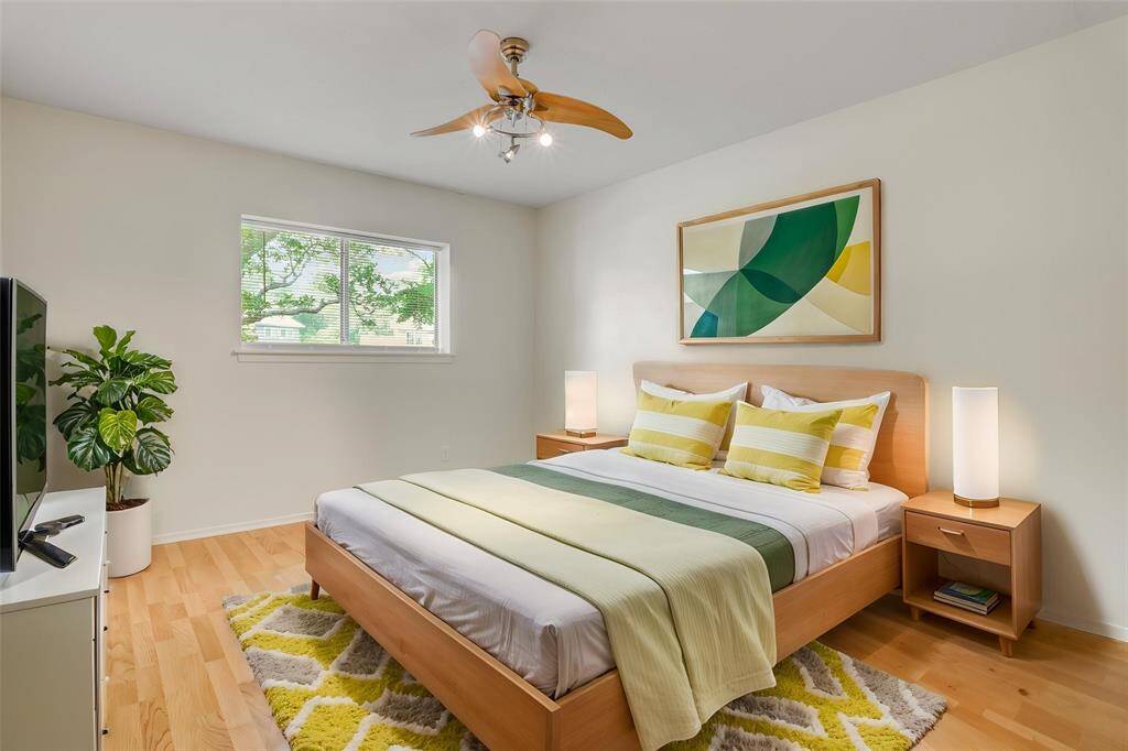 Third bedroom is also bright and spacious.
