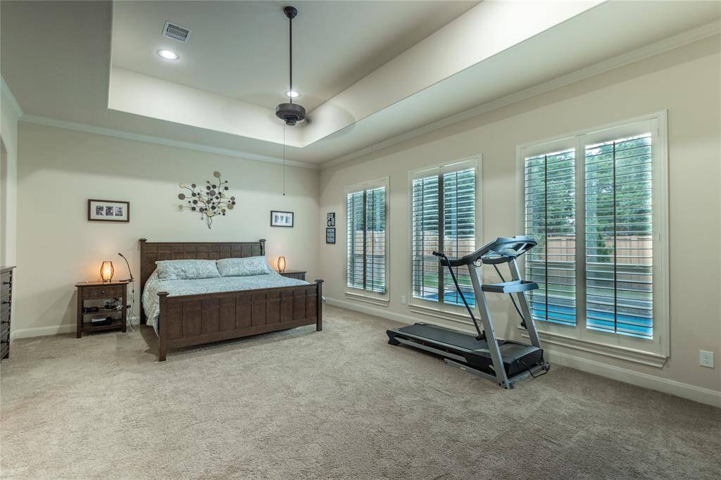 Very spacious primary bedroom!