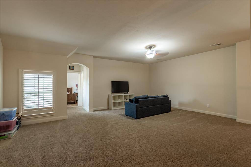 Huge game room upstairs.