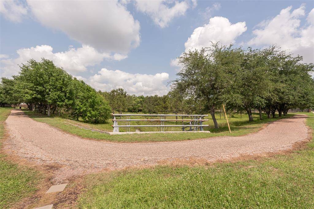 Neighborhood walking trail.