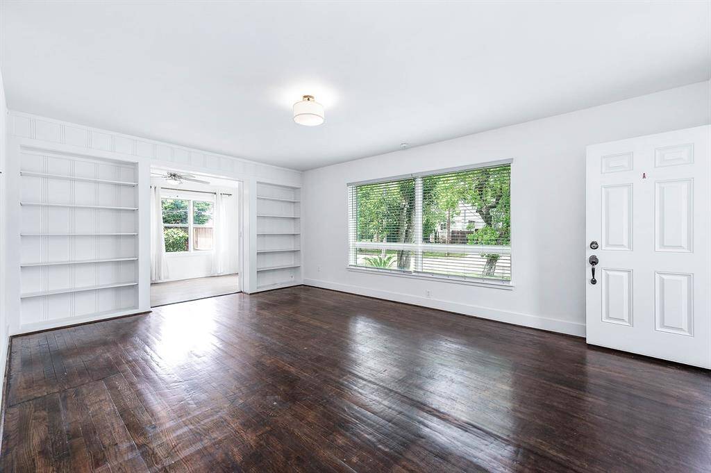 Large windows that fill the space with natural light