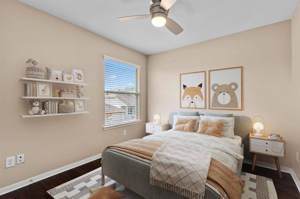 Bedroom 4. Each of the secondary bedrooms feature spacious closets.