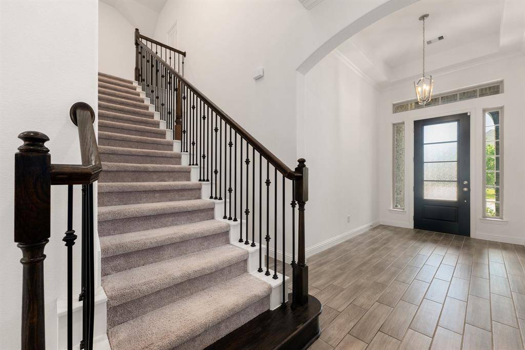 Entry Way with High Ceilings