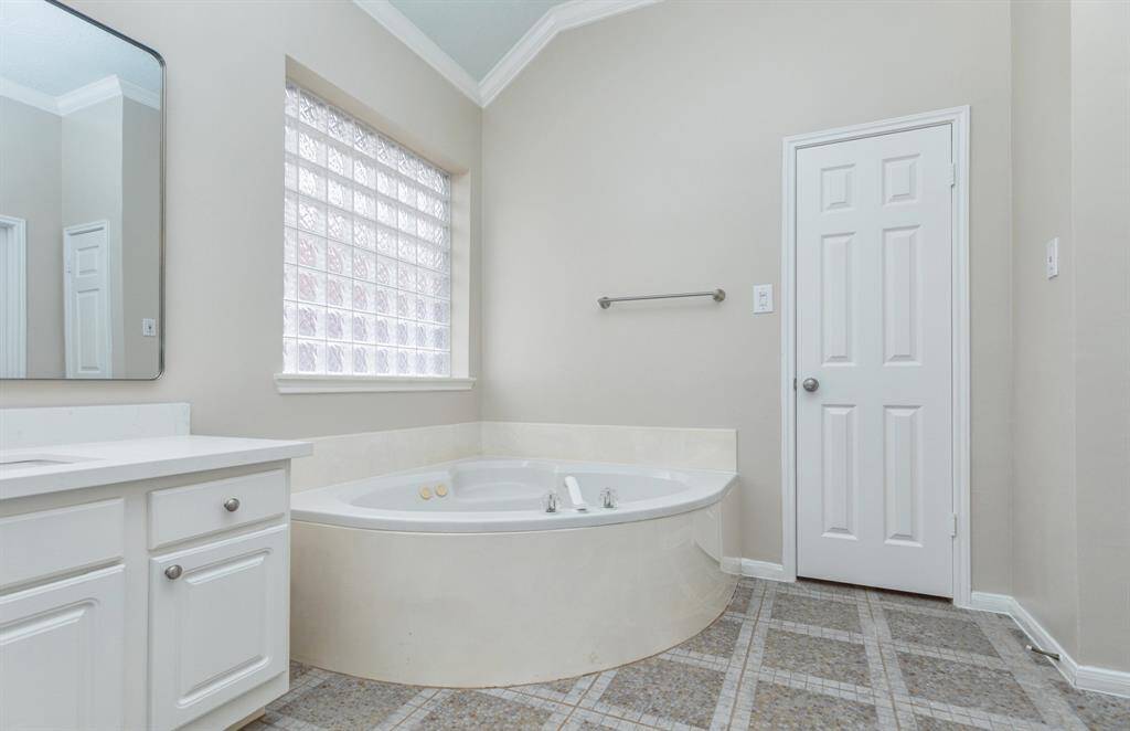 Primary master bathrooms