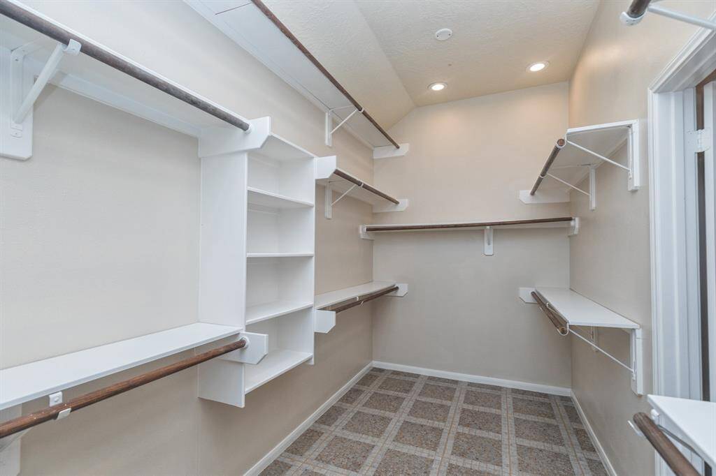 Walk-in Closet in Primary bathroom