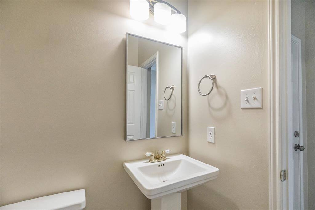 downstairs half guess bathroom