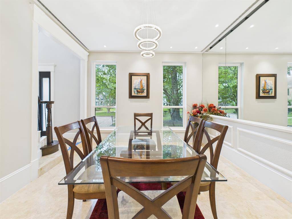 Formal Dining Boasting Similar Details to the Formal Living