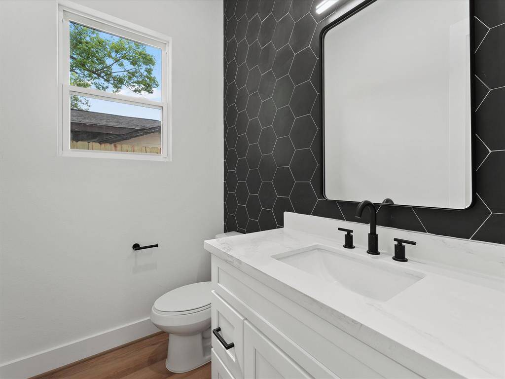 Half Bath on First Floor