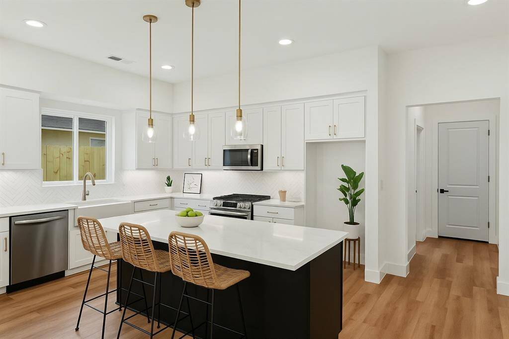 Virtually Staged Kitchen